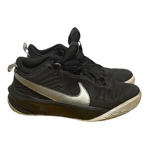 Nike Renew Elevate 3 Hustle DX Black Silver Basketball Shoes Size 7Y Women's 8.5